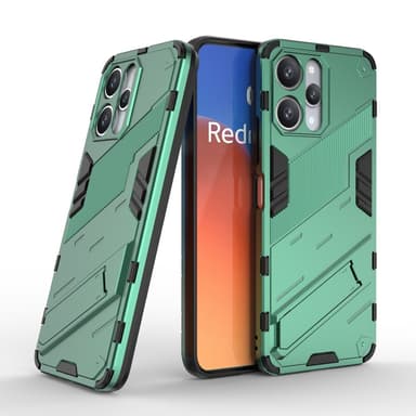 SKALO Xiaomi Redmi 12 4G/5G Armor Hybrid BIBERCAS Skal - Grön