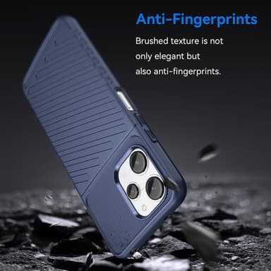 SKALO Xiaomi Redmi 12 4G/5G Armor Thunder Skal - Blå