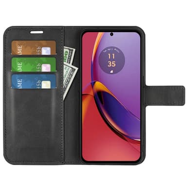 SKALO Motorola Moto G84 5G Premium Plånboksfodral - Svart