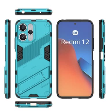 SKALO Xiaomi Redmi 12 4G/5G Armor Hybrid BIBERCAS Skal - Turkos