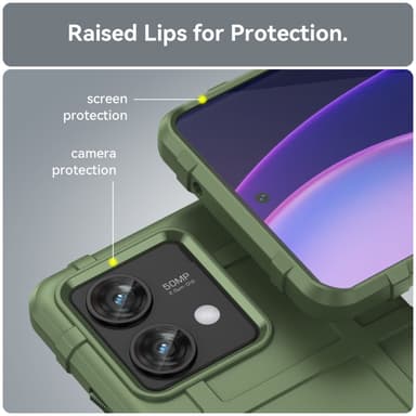 SKALO Motorola Edge 40 Neo 5G Rugged Shield Stöttåligt TPU-skal
