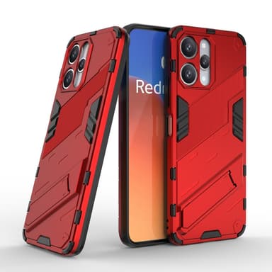 SKALO Xiaomi Redmi 12 4G/5G Armor Hybrid BIBERCAS Skal - Röd