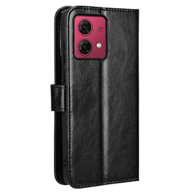 SKALO Motorola Moto G84 5G Plånboksfodral i PU-Läder - Svart