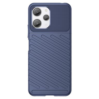 SKALO Xiaomi Redmi 12 4G/5G Armor Thunder Skal - Blå