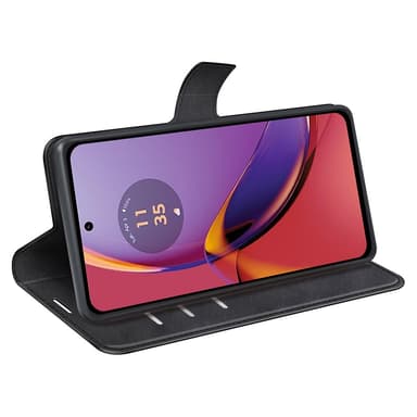 SKALO Motorola Moto G84 5G Premium Plånboksfodral - Svart