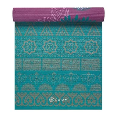 Gaiam Kiku Yoga Mat 6mm Premium Reversible, Yogamatta