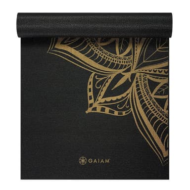 Gaiam Bronze Medallion Yoga Mat 6mm Premium Metallic, Yogamattor