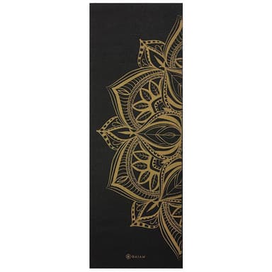 Gaiam Bronze Medallion Yoga Mat 6mm Premium Metallic, Yogamattor