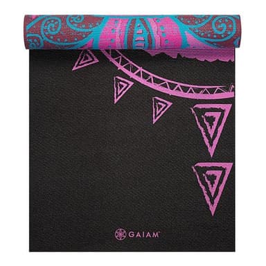 Gaiam Be Free Yoga Mat 6mm Premium Reversible, Yogamattor