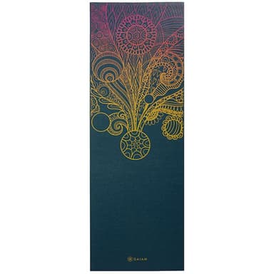Gaiam Vivid Zest Yoga Mat 4mm Classic Printed, Yogamattor