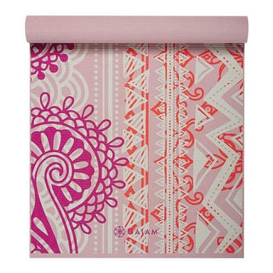 Gaiam Bohemian Rose Yoga Mat 4mm Classic Printed, Yogamattor