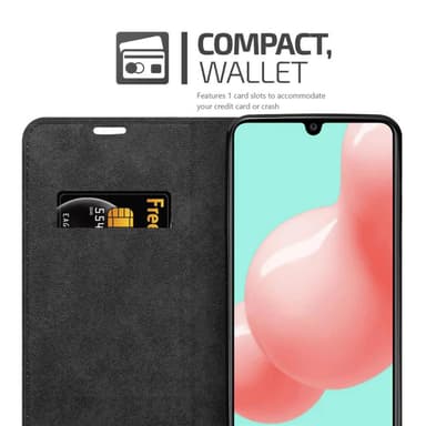 Skal Samsung Galaxy A41 Plånboksfodral (Svart)
