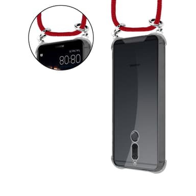 Huawei MATE 10 LITE Skal Fodral Kedja (Röd)