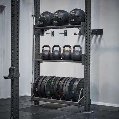 Kraftmark Hyllförvaring För Kettlebells/Slamballs 170 cm, Förvaring kettlebells