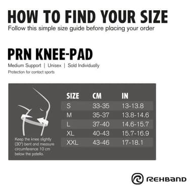 Rehband PRN Knee Pad Impact 3mm, Knästöd