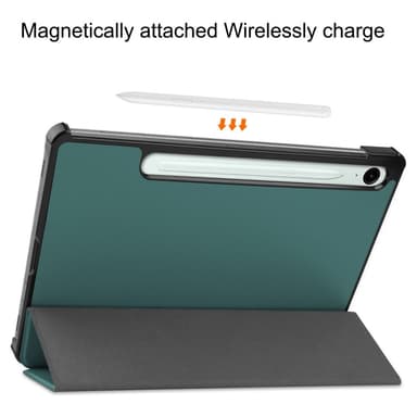 Slim Fit Cover Fodral Till Samsung Galaxy Tab S9 FE - Grön