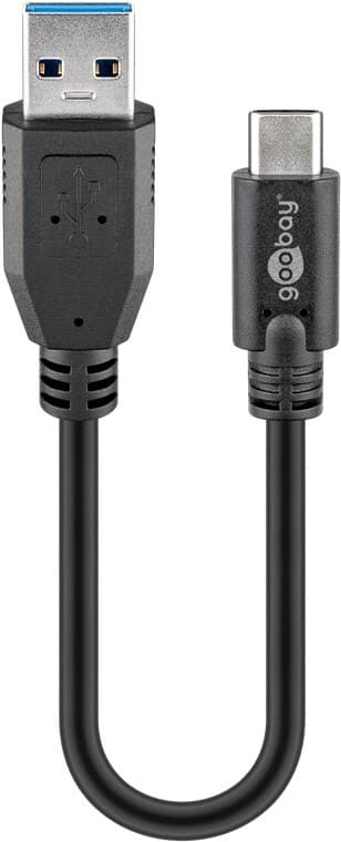 Goobay Synkronisera och ladda Super Speed ​​USB-C™ till USB A 3.0 ladd