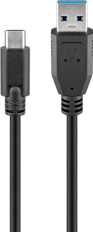Goobay Synkronisera och ladda Super Speed ​​USB-C™ till USB A 3.0 ladd