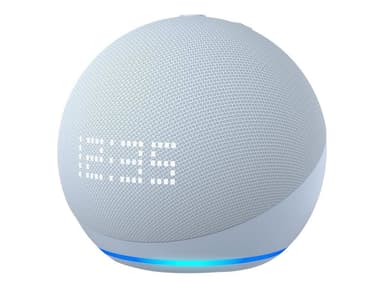 Amazon Echo Dot (5th Generation) Smart Högtalare med klocka Gråblå