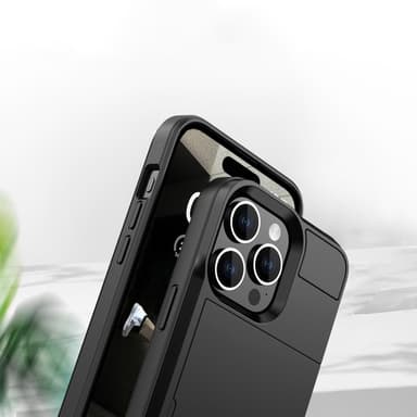 För iPhone 15 skal med korthållare