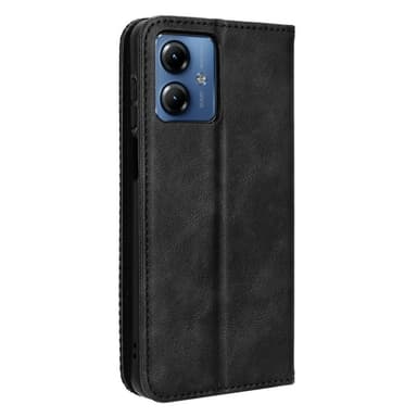 Motorola Moto G14 Plånboksfodral Exklusivt Svart