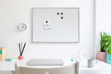 Nobo liten magnetisk Whiteboard aluminium ram. Storlek 58,5x43cm