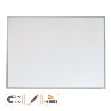 Nobo liten magnetisk Whiteboard aluminium ram. Storlek 58,5x43cm