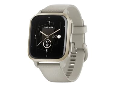 Garmin Venu Sq 2 Music smartwatch (grå & guld)