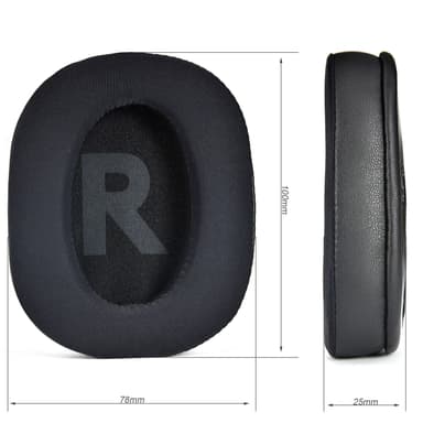 Ersättning av öronkuddar för Logitech G Pro/G Pro X Svart