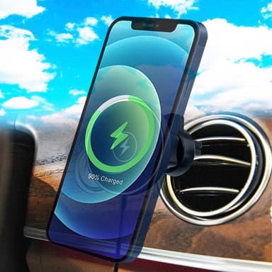 C12 15W trådlös laddare Luftventilfäste för iPhone 14/13/12-serien