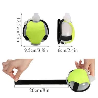 Vrist Hands-Free Mini Sport vattenflaska för löpning gym