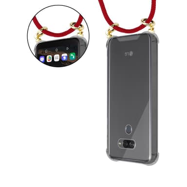 LG K50 Skal Fodral Kedja (Röd)