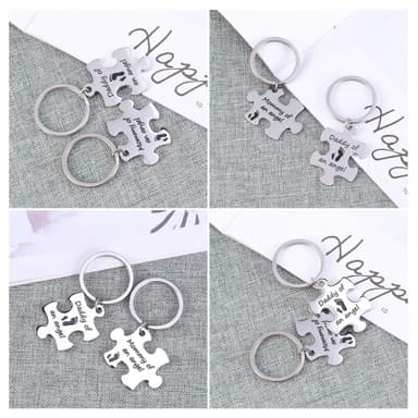 Pussel nyckelring par present 2-pack