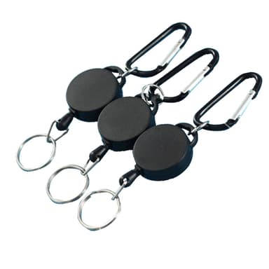 Infällbara Nyckelringar - 3 pack