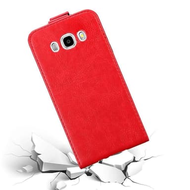 Samsung Galaxy J5 2016 Flipfodral Skal (Röd)