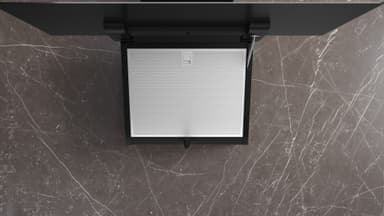 Siemens IQ300 Vägghängd Köksfläkt LC87KFN60 (svart 80 cm)