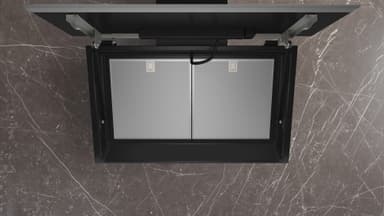 Siemens IQ700 Vägghängd Köksfläkt LC91KLT60  (svart 90 cm)