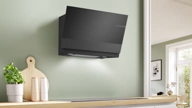 Bosch Serie 6 Vägghängd Köksfläkt DWK81AN65 (Svart 80cm)