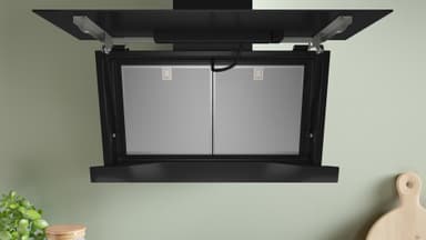 Bosch Serie 8 Vägghängd Köksfläkt DWK91LT60 (Svart 90cm)