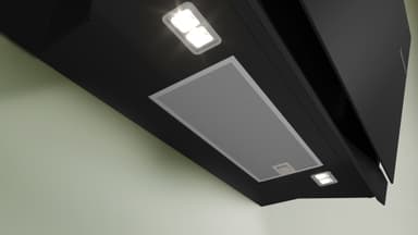 Bosch Serie 8 Vägghängd Köksfläkt DWK91LT60 (Svart 90cm)