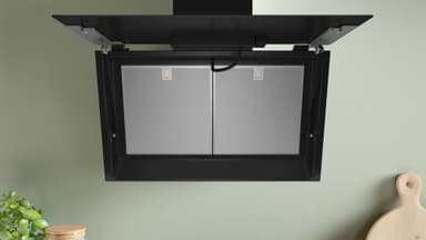 Bosch Serie 6 Vägghängd Köksfläkt DWK81AN65 (Svart 80cm)