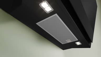 Bosch Serie 6 Vägghängd Köksfläkt DWK81AN65 (Svart 80cm)