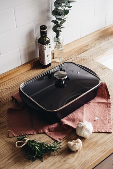 Heirol ugnsform med induktionsplatta 33×22 cm