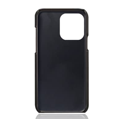 SKALO iPhone 15 Pro PU-Läder Skal - Svart
