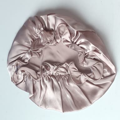 Sovmössa nattmössa mullbärssilke Rosa