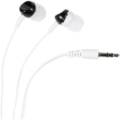 Vivanco SR 3 BLACK In Ear hörlurar In-ear Vit, Svart