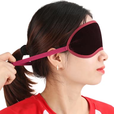 Bekväm Sovmask med Magneter Röd