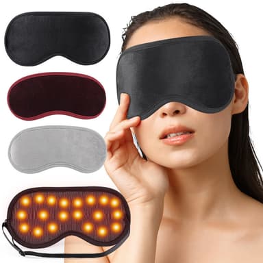 Bekväm Sovmask med Magneter Röd