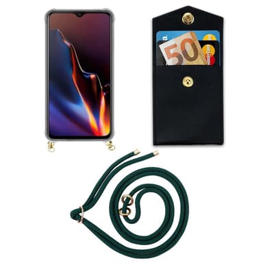 OnePlus 6T Skal Fodral Kedja (Grön)