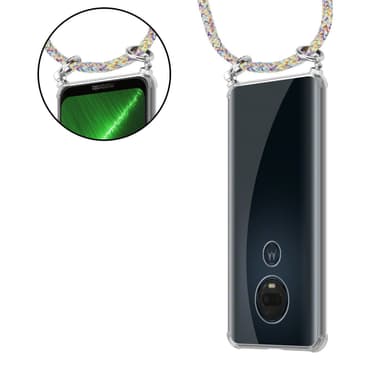 Motorola MOTO G7 / G7 PLUS Skal Fodral Kedja (Gul)